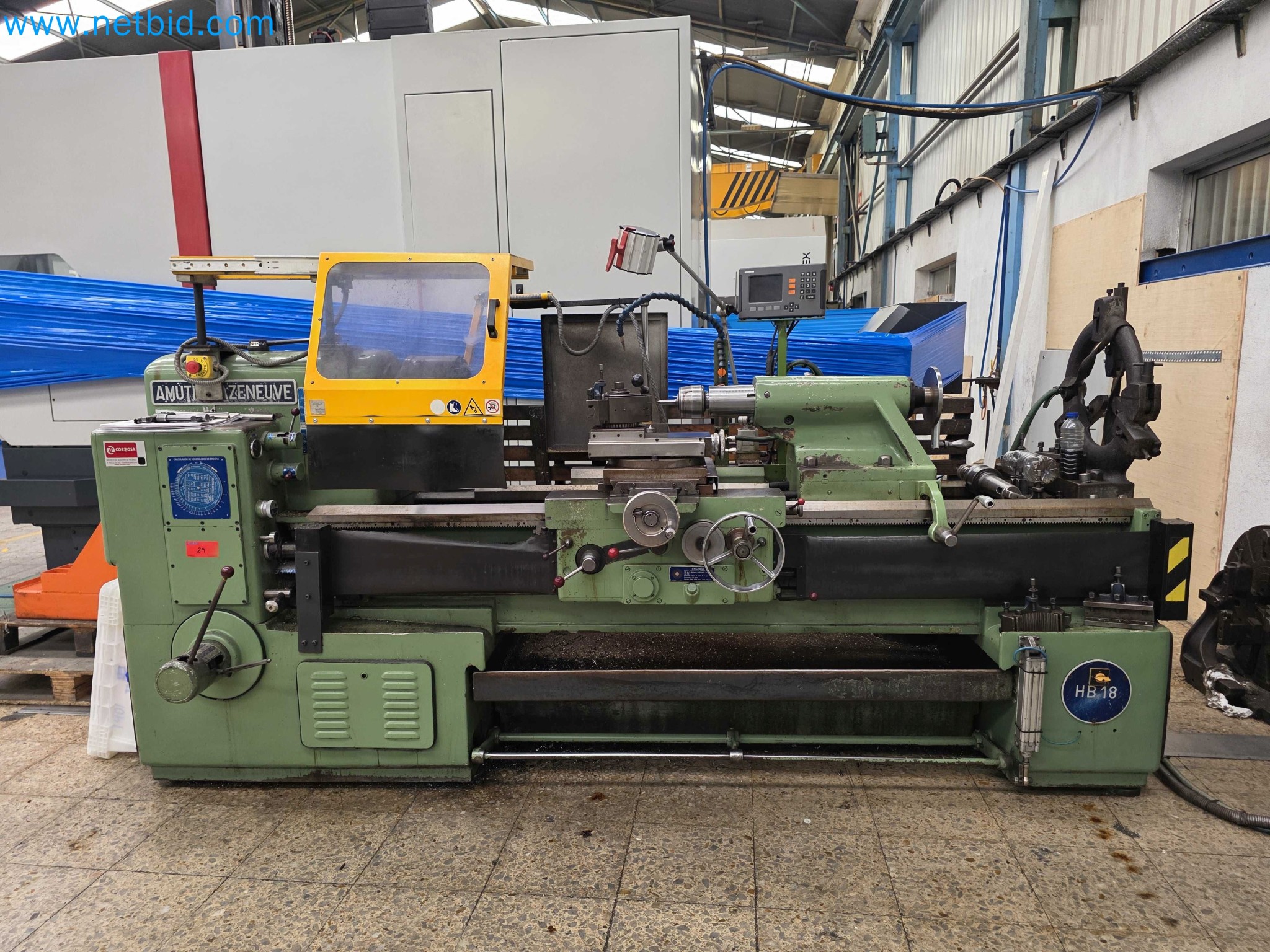 Konventionelle Drehmaschine AMUTIO CAZENEUVE HB 725